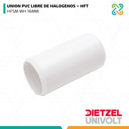 UNION PVC LIBRE DE HALOGENOS – HFT HFSM WH 16MM DIETZEL UNIVOLT
