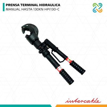 PRENSA TERMINAL HIDRAULICA MANUAL HASTA 130KN HPI130-C INTERCABLE