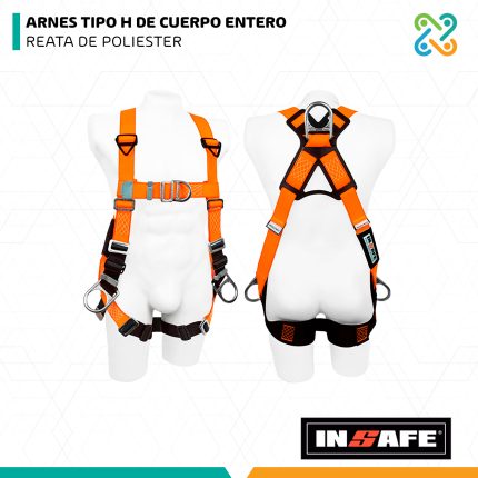 ARNES TIPO H DE CUERPO ENTERO REATA DE POLIESTER INSAFE