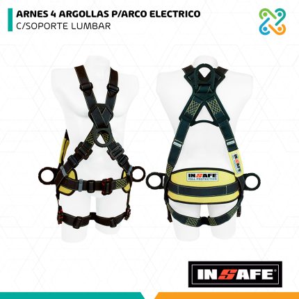 ARNES 4 ARGOLLAS P/ARCO ELECTRICO C/SOPORTE LUMBAR INSAFE