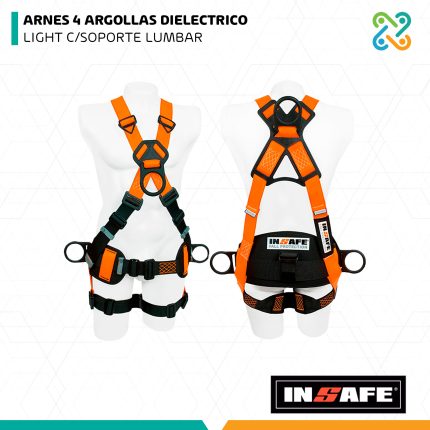 ARNES 4 ARGOLLAS DIELECTRICO LIGHT C/SOPORTE LUMBAR INSAFE