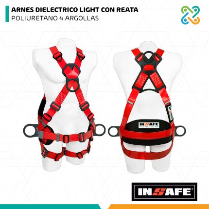 ARNES DIELECTRICO LIGHT CON REATA POLIURETANO 4 ARGOLLAS INSAFE