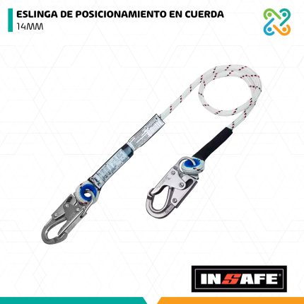 ESLINGA DE POSICIONAMIENTO EN CUERDA 14MM INSAFE