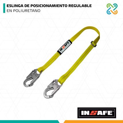 ESLINGA DE POSICIONAMIENTO REGULABLE EN POLIURETANO INSAFE