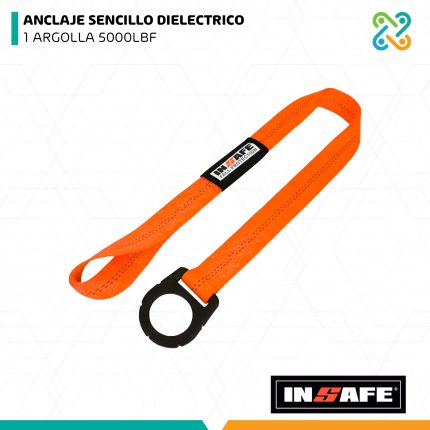 ANCLAJE SENCILLO DIELECTRICO 1 ARGOLLA 5000LBF INSAFE
