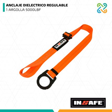 ANCLAJE DIELECTRICO REGULABLE 1 ARGOLLA 5000LBF INSAFE