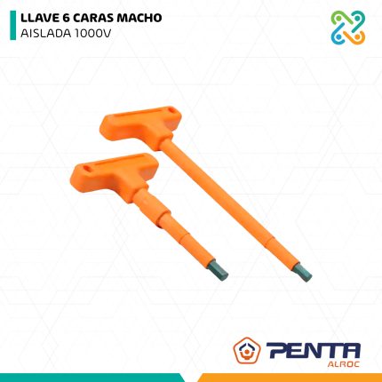 LLAVE 6 CARAS MACHO AISLADA 1000V PENTA ALROC