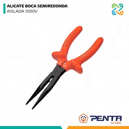ALICATE BOCA SEMIREDONDA AISLADA 1000V PENTA ALROC