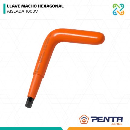 LLAVE MACHO HEXAGONAL AISLADA 1000V PENTA ALROC