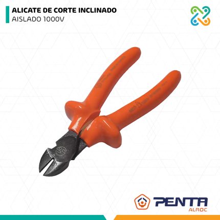 ALICATE DE CORTE INCLINADO AISLADO 1000V PENTA ALROC