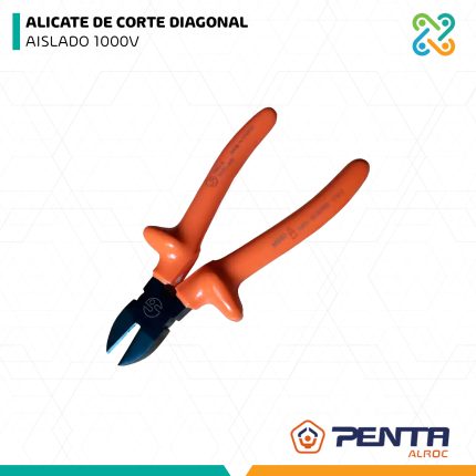 ALICATE DE CORTE DIAGONAL AISLADO 1000V PENTA ALROC