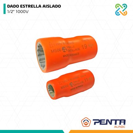 DADO ESTRELLA AISLADO 1/2” 1000V PENTA ALROC