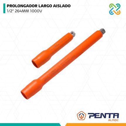 PROLONGADOR LARGO AISLADO 1/2” 264MM 1000V PENTA ALROC