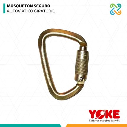 MOSQUETON SEGURO AUTOMATICO GIRATORIO YOKE