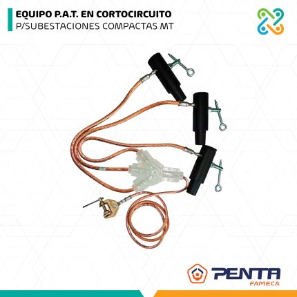 EQUIPO P.A.T. EN CORTOCIRCUITO P/SUBESTACIONES COMPACTAS MT PIMT-COMPACT-25KV PENTA FAMECA