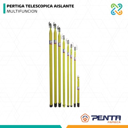 PERTIGA TELESCOPICA AISLANTE MULTIFUNCION PENTA FAMECA