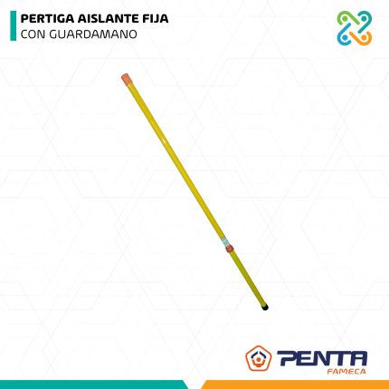 PERTIGA AISLANTE FIJA CON GUARDAMANO PENTA FAMECA