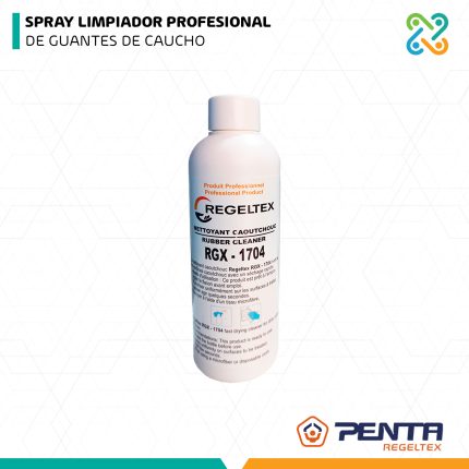 SPRAY LIMPIADOR PROFESIONAL DE GUANTES DE CAUCHO PENTA REGELTEX