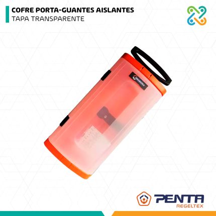 COFRE PORTA-GUANTES AISLANTES TAPA TRANSPARENTE PENTA REGELTEX