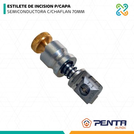 ESTILETE DE INCISION P/CAPA SEMICONDUCTORA C/CHAFLAN 70MM PENTA ALROC