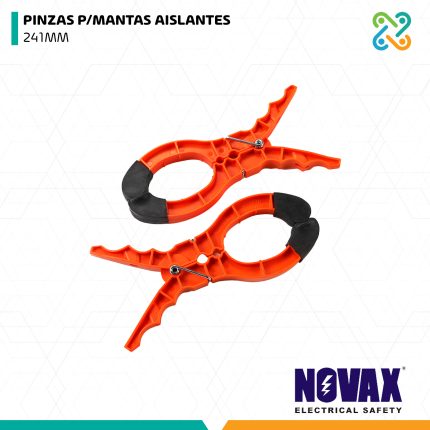 PINZAS P/MANTAS AISLANTES 241MM NOVAX