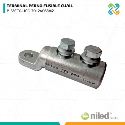 TERMINAL PERNO FUSIBLE CU/AL BIMETALICO 70-240MM2 NILED