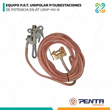 EQUIPO P.A.T. UNIPOLAR P/SUBESTACIONES DE POTENCIA EN AT UNIP-HV-6 PENTA FAMECA