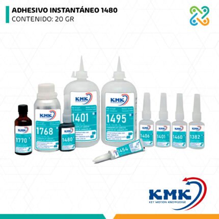ADHESIVO INSTANTÁNEO 1480 CONTENIDO: 20 GR KMK