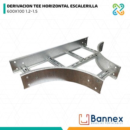 DERIVACION TEE HORIZONTAL ESCALERILLA 600X100 1.2-1.5 BANNEX