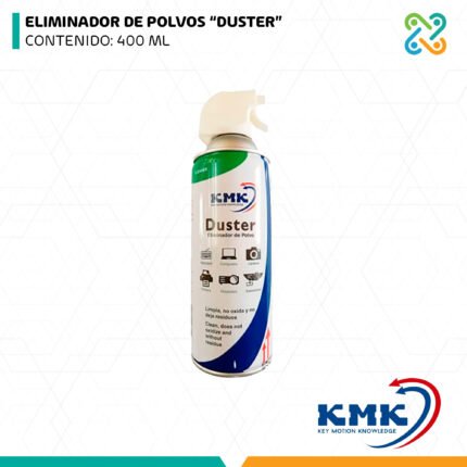 ELIMINADOR DE POLVOS “DUSTER” CONTENIDO: 400 ML KMK