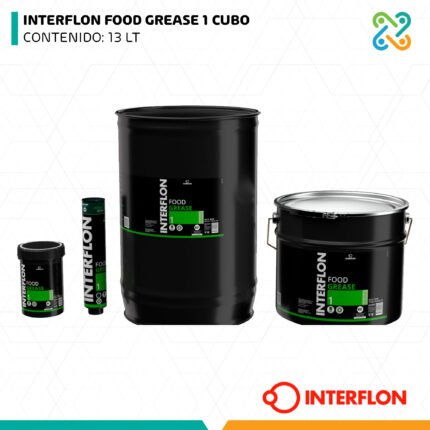 INTERFLON FOOD GREASE 1 CUBO CONTENIDO: 13 LT