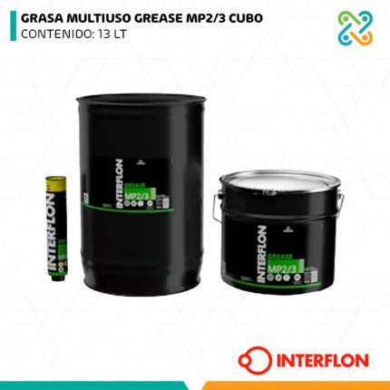 GRASA MULTIUSO GREASE MP2/3 CUBO CONTENIDO: 13 LT INTERFLON