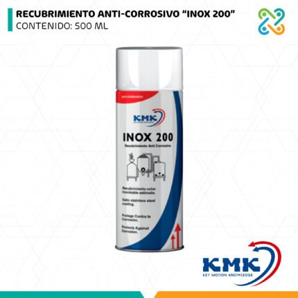RECUBRIMIENTO ANTI-CORROSIVO “INOX 200” CONTENIDO: 500 ML KMK