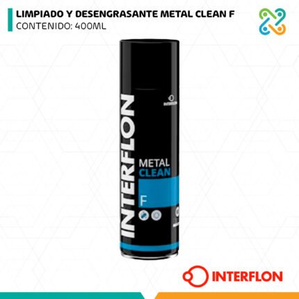 LIMPIADO Y DESENGRASANTE INTERFLON METAL CLEAN F (AEROSOL) 400ML