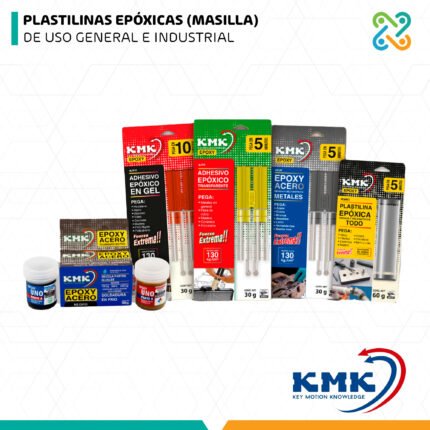 PLASTILINAS EPÓXICAS (MASILLA) DE USO GENERAL E INDUSTRIAL KMK