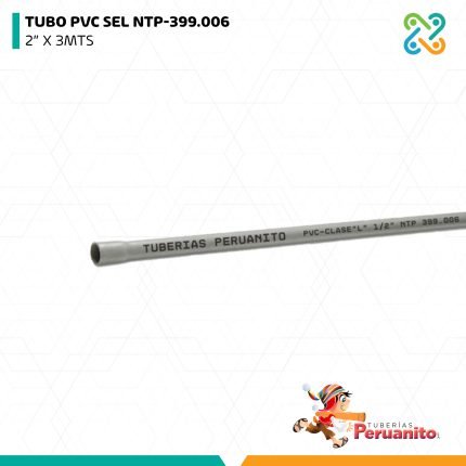 TUBO PVC SEL NTP-399.006 2" X 3MTS PERUANITO