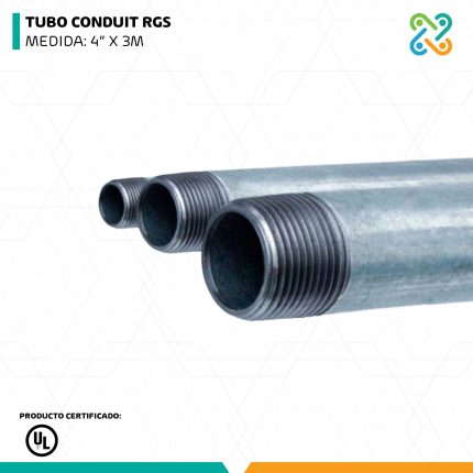 TUBO CONDUIT RGS MEDIDA: 4” X 3M